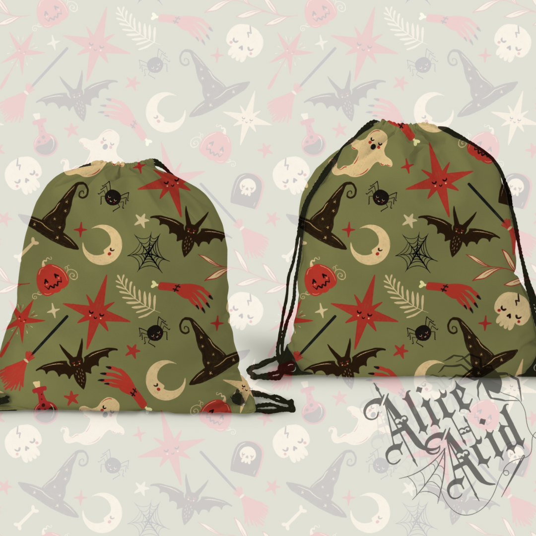Drawstring Backpack - Season of the Witch - Autumn Edition